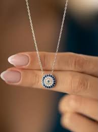 Minimalist Evil Eye Necklaces for Women